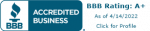 BBB A+ Rating Badge